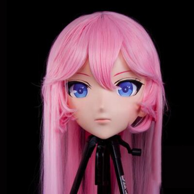 Custom Crossdress Female/Girl Resin 3/4 Head Cosplay Japanese Role Play Anime Yae Sakura Kigurumi Mask Custom Crossdress Female/Girl Resin 3/4 Head Cosplay Japanese Role Play Anime Yae Sakura Kigurumi Mask